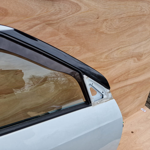 Suzuki Swift OFFSIDE Front Door * WHITE ZNL * 2010-2017 * Bare Door *