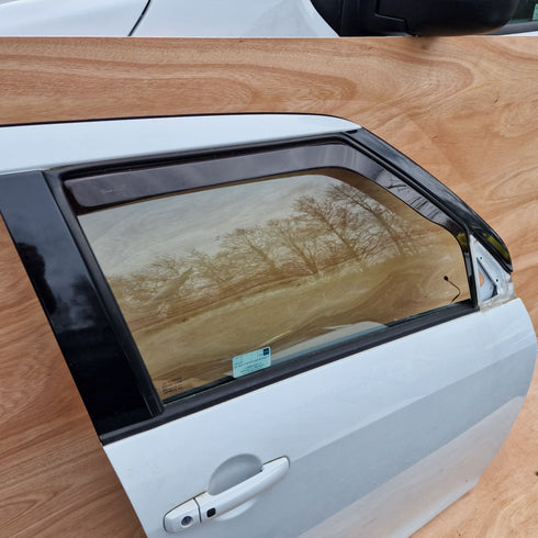 Suzuki Swift OFFSIDE Front Door * WHITE ZNL * 2010-2017 * Bare Door *