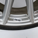Suzuki Swift Sport ZC32S Single Alloy Wheel With Tyre and TPMS Sensor * 195/45/17 *848