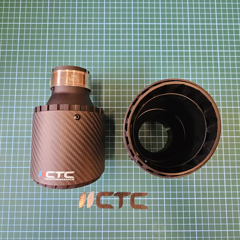 Carbon Fibre Exhaust Tips (PAIR) <br> Suzuki Swift Sport ZC32S <br> 2011-2017