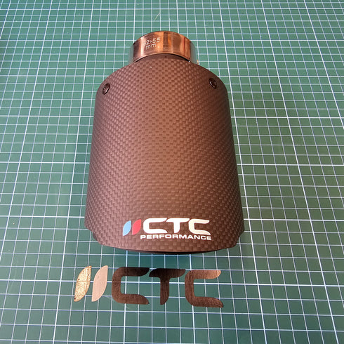 Carbon Fibre Exhaust Tips (PAIR) <br> Suzuki Swift Sport ZC32S <br> 2011-2017