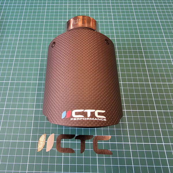 Carbon Fibre Exhaust Tips (PAIR) <br> Suzuki Swift Sport ZC32S <br> 2011-2017