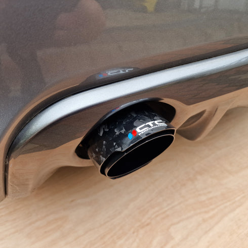 Carbon Fibre Exhaust Tips (PAIR) <br> Suzuki Swift Sport ZC32S <br> 2011-2017