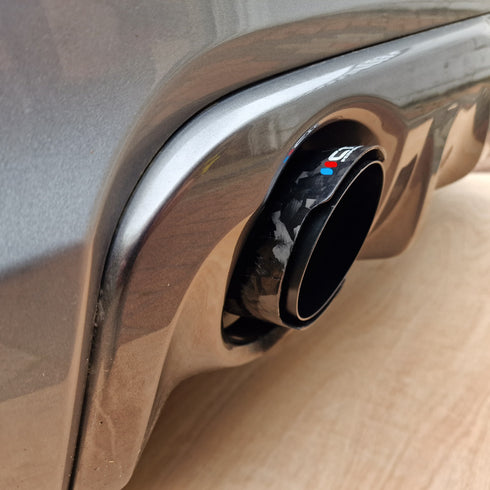 Carbon Fibre Exhaust Tips (PAIR) <br> Suzuki Swift Sport ZC32S <br> 2011-2017