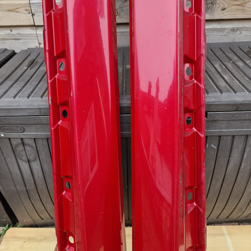 Suzuki Swift Sport ZC32S Side Skirts * ABLAZE RED ZRK * PAIR * 0249 0250