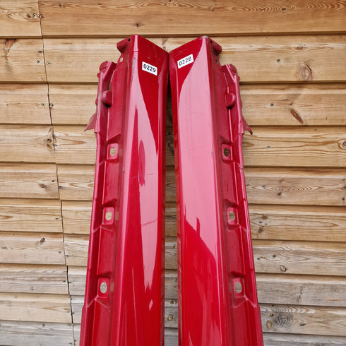 Suzuki Swift Sport ZC32S Side Skirts * ABLAZE RED ZRK * PAIR * 0228 0229