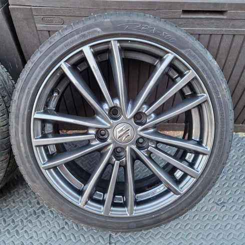 Suzuki Swift Sport ZC32S Alloy Wheels & Tyres 195/45/17