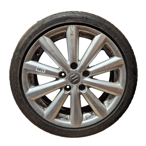 Suzuki Swift Sport ZC31S Single Alloy Wheel & Tyre 195/45/17 * 0851