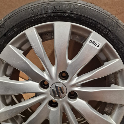 Suzuki Swift NZ Single Alloy Wheel & Tyre 185/55/16 * 0863