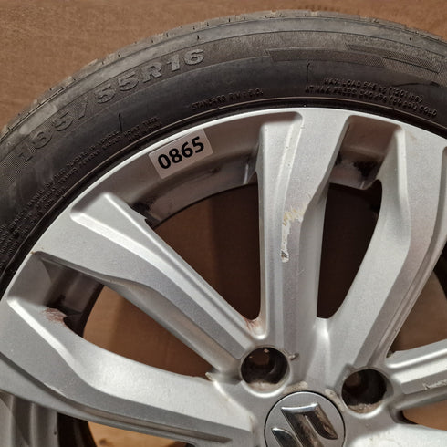 Suzuki Swift NZ Single Alloy Wheel & Tyre 185/55/16 * 0865