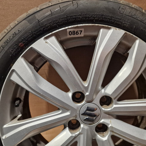 Suzuki Swift NZ Single Alloy Wheel & Tyre 185/55/16 * 0867