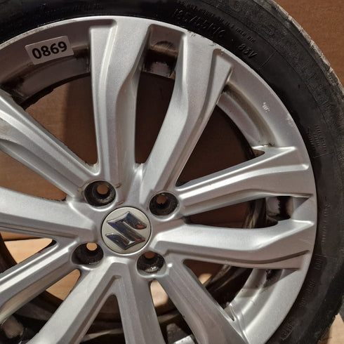 Suzuki Swift NZ Single Alloy Wheel & Tyre 185/55/16 * TPMS * 0869