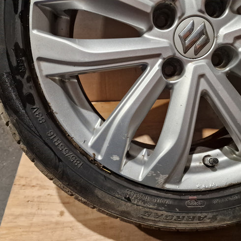 Suzuki Swift NZ Single Alloy Wheel & Tyre 185/55/16 * TPMS * 0870