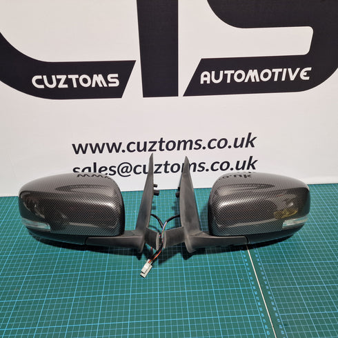 Suzuki Swift Sport ZC33S Wing Mirrors Power Fold * Carbon Covers * TM Square
