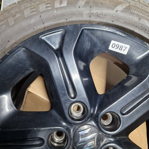 Suzuki Vitara S Single Alloy Wheel & Tyre 215/55/17 * TPMS * 0987