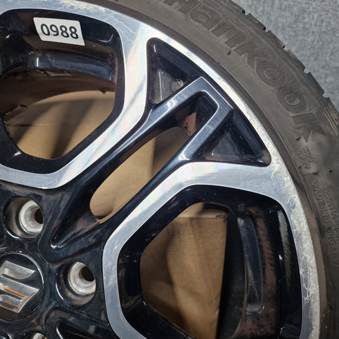 Suzuki Swift Sport ZC33S Alloy Wheel & Tyre 195/45/17 * Spare Wheel * 2017-2023 * 0988