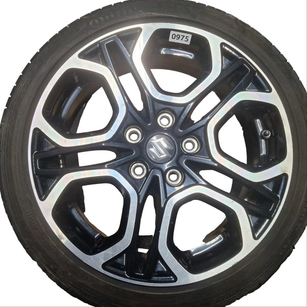 Suzuki Swift Sport ZC33S Alloy Wheel & Tyre 195/45/17 * Spare Wheel * 2017-2023 * 0975