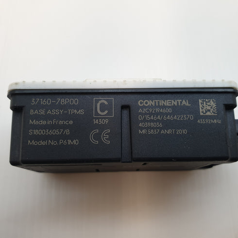 Suzuki Swift Sport Tyre Pressure Monitoring System Module * Genuine * 37160-78P00 * 2011-2020