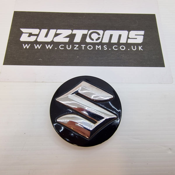 Suzuki Wheel Centre Cap * Black & chrome * 43252-51K10 *