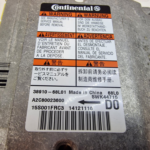 Suzuki Swift AirBag Kit & Seat Belts * 2014-2017 * 48150-68L00 * 73920-68L00 *