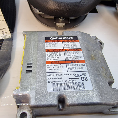 Suzuki Swift AirBag Kit & Seat Belts * 2010-2013 * 48150-68L10 * 73920-68L00 *