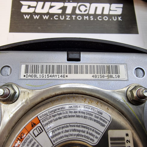 Suzuki Swift AirBag Kit & Seat Belts * 2010-2013 * 48150-68L10 * 73920-68L00 *