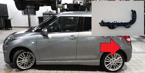 Suzuki Swift NZ Rear Bumper Bracket * NS * 71822-68L0 L *