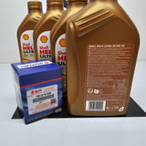 M16A Oil Service Kit - Oil Shell Helix Ultra 0W20 ACEA C5 & Genuine Suzuki Oil filter