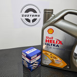 M16A Oil Service Kit - Oil Shell Helix 5W30 & Genuine Suzuki Oil filter