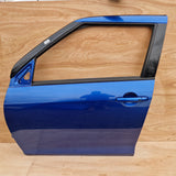 Suzuki Swift NEARSIDE Front Door * Blue ZUM * 2010-2017 * Bare Door * 0542