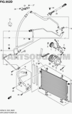 Air Condition Pipe Suzuki Swift Sport ZC32S 2011-2017 * 95710-68L20 *